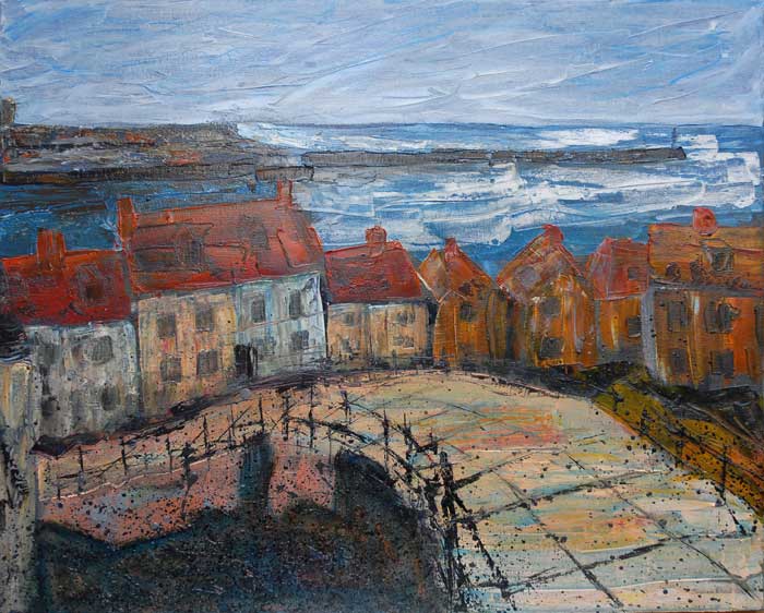 Susan West, Descending Whitby Steps 2, 